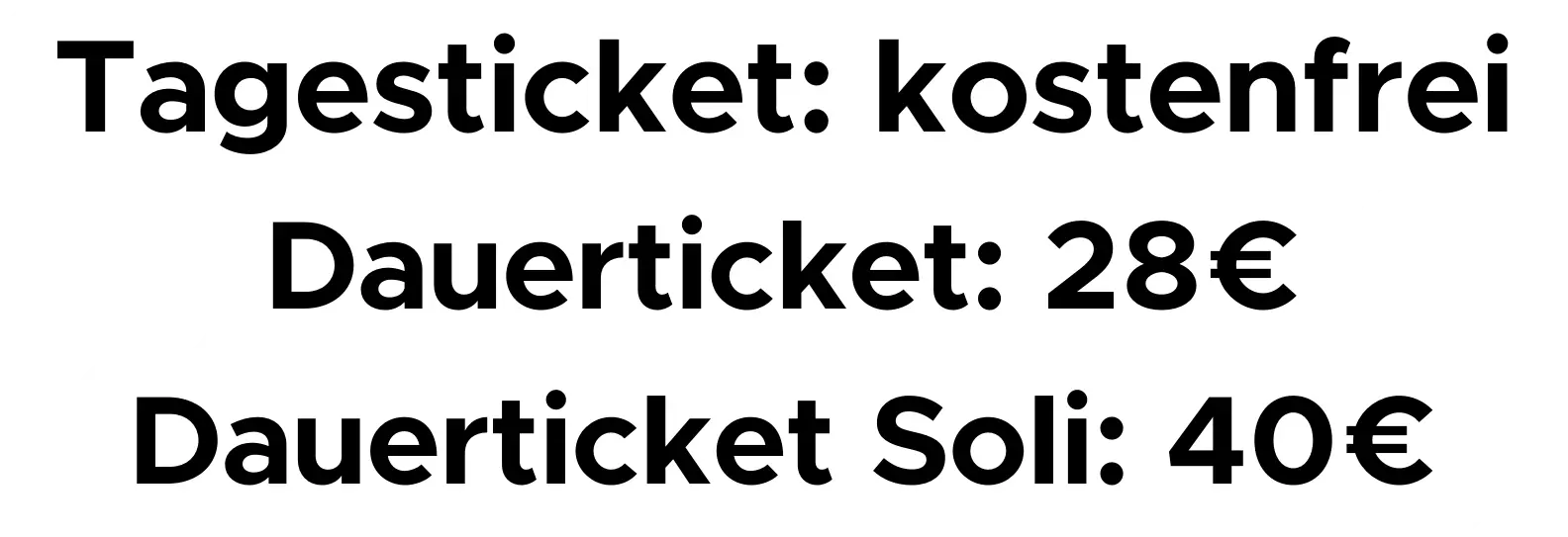 Ticketpreise+